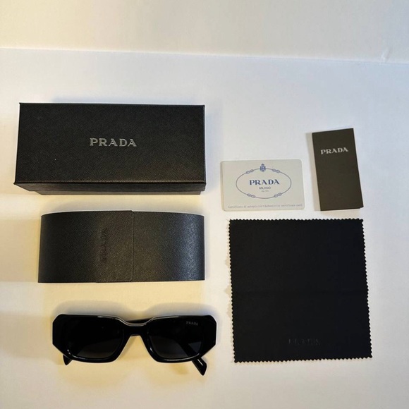 Prada Milano Symbole Black Sunglasses - Picture 3 of 3
